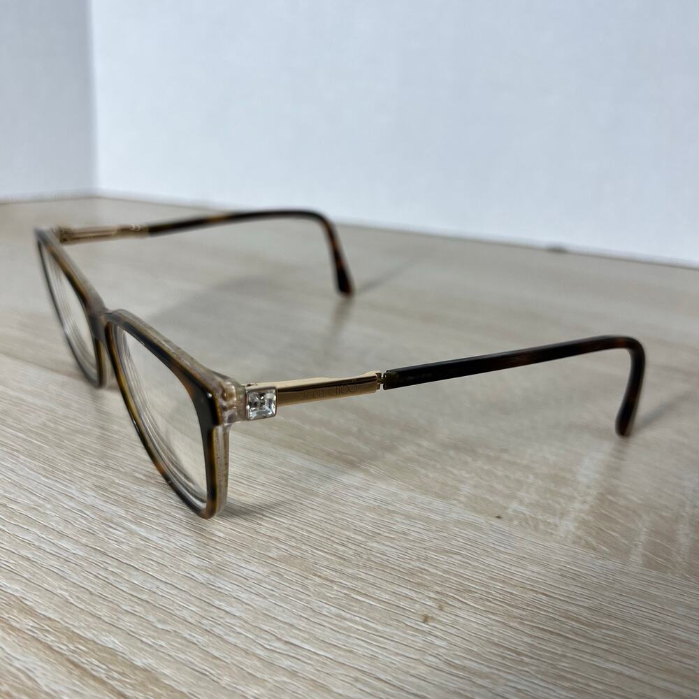 Jimmy Choo JC274 DXH Eyeglasses PARTS ONLY Tortoise Shell Frames Italy 145 - Picture 8 of 16